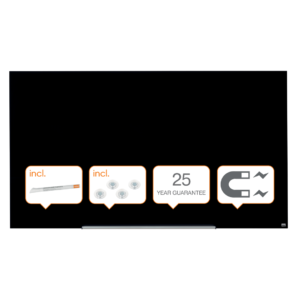 Glastavla Diamond Nobo widescreen 85'' svart