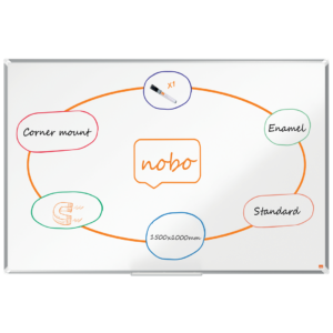 Whiteboard Premium Plus Emalj150x100 cm