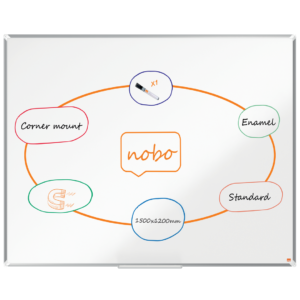 Whiteboard Premium Plus Emalj 150x120 cm