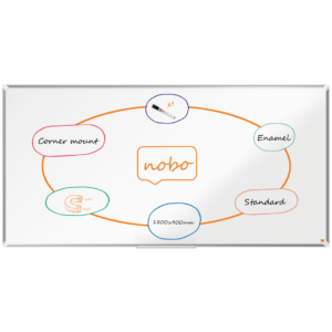 Whiteboard Premium Plus Emalj 180x90 cm