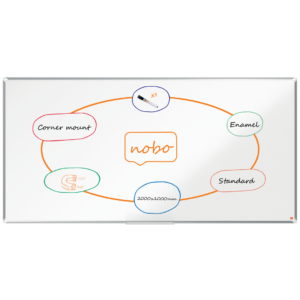 Whiteboard Premium Plus Emalj 200x100 cm