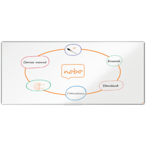 Whiteboard Premium Plus Emalj 270x120 cm