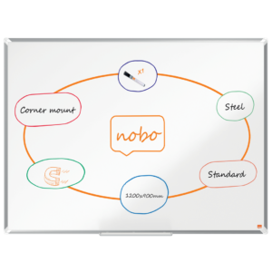 Whiteboard Premium Plus Stål 120x90 cm