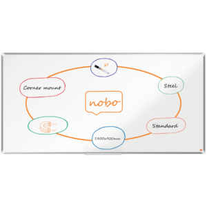 Whiteboard Premium Plus Stål 180x90 cm
