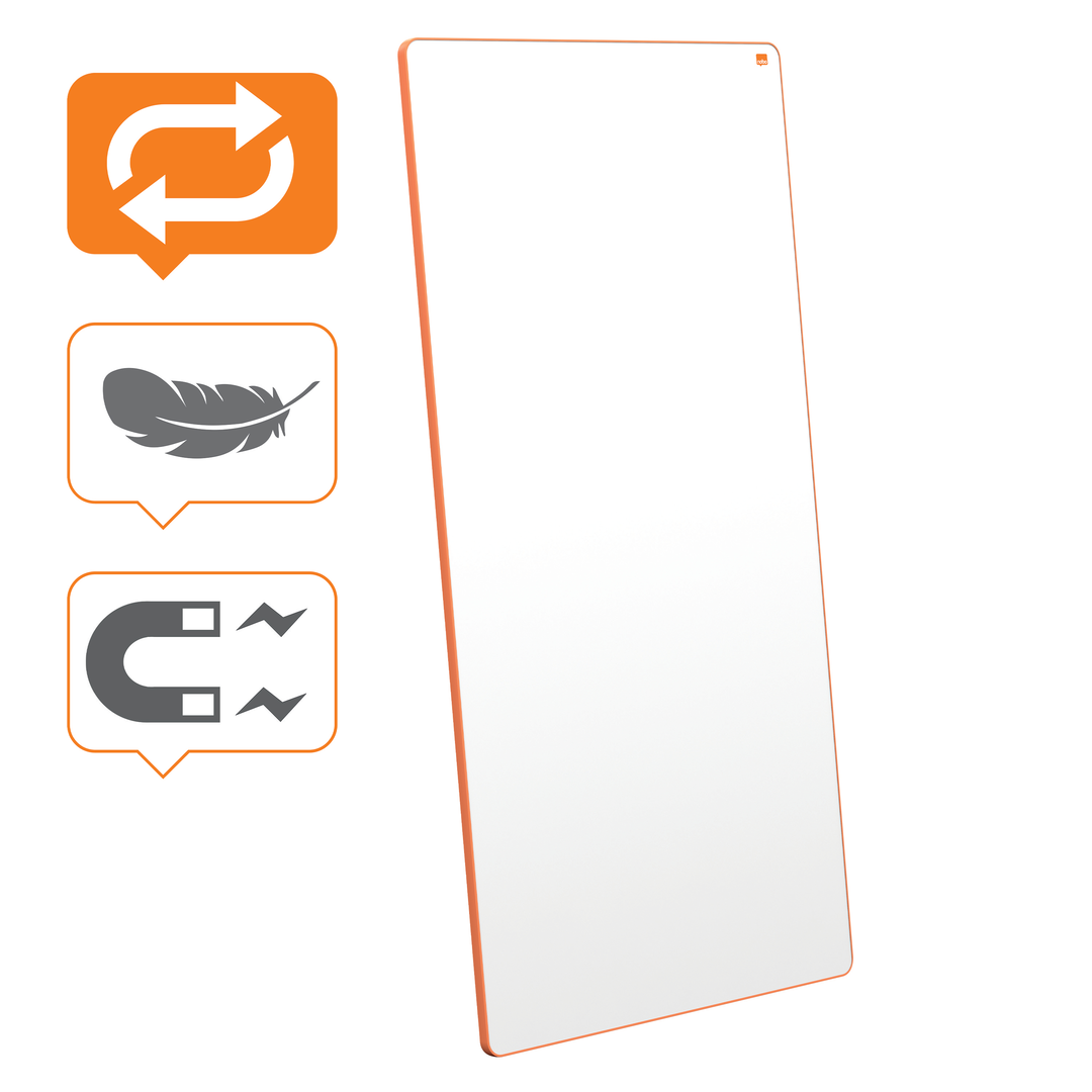Mobil MoveMeet whiteboard orange - Bild 3