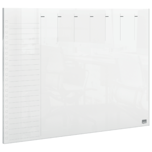 Transparent Mini Whiteboard veckoplan A4
