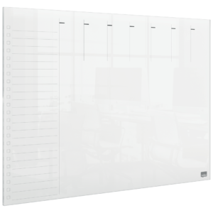 Transparent Mini Whiteboard veckoplan A3