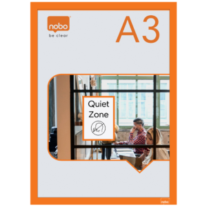 N:Affischram magnetisk A3 orange 2st
