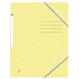Oxford Top file+ G-mapp 3-klaff A4 pastellgul