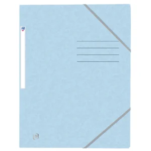 Oxford Top file+ G-mapp 3-klaff A4 pastellblå