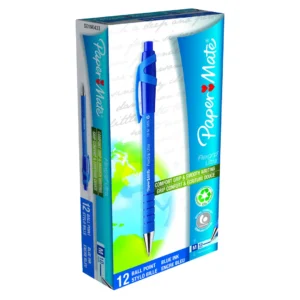 Kulpenna Papermate Flexgrip RT M blå
