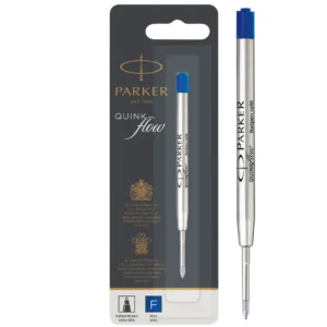Parker ballpoint pen refill Quinkflow F blue blist