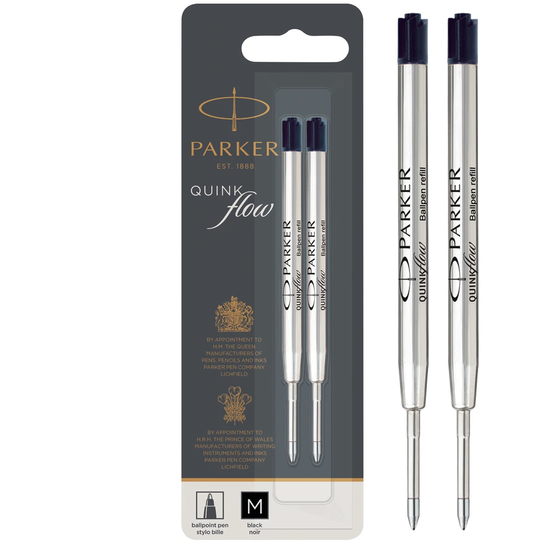 Refill Quinkflow Ballpoint med.tip black ink (2)