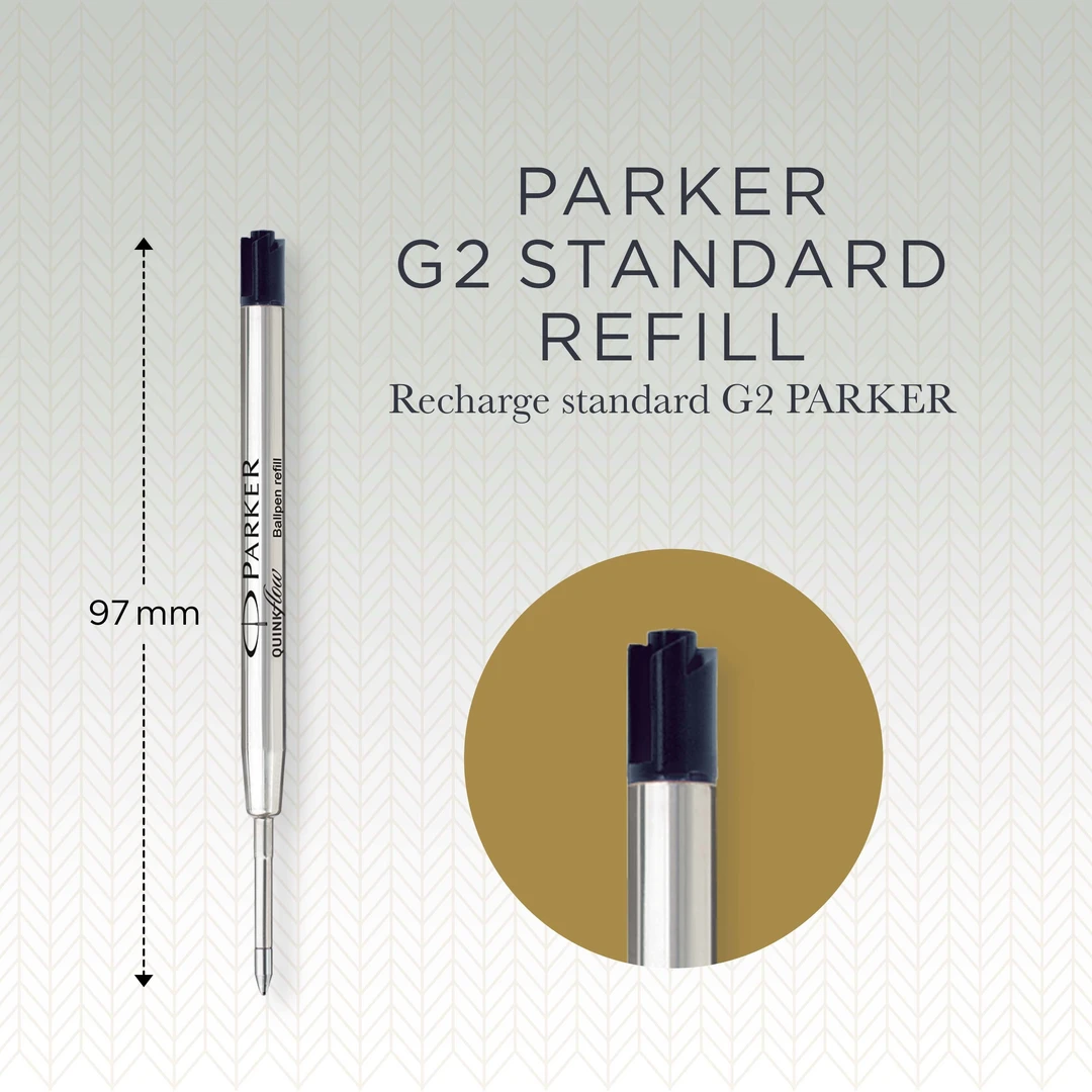 Refill Quinkflow Ballpoint med.tip black ink (2) - Bild 3