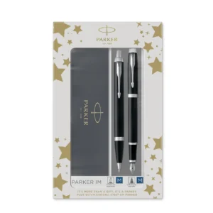 Parker Duoset IM CT BallPoint+Fountain Pen black/silver