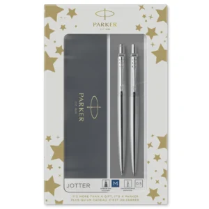 Parker Jotter 77% recycled Stainless Steel CT Duoset