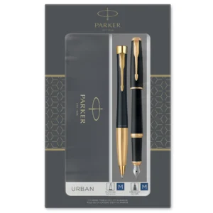 Urban Matt Svart GT Duoset kulpenna + reservoar