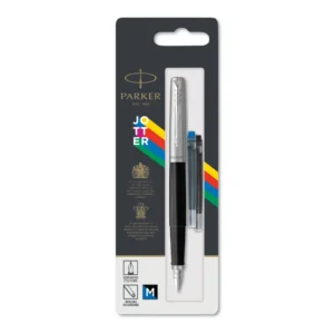 Jotter Plastic Fountain pen Black M Blue 1-blister