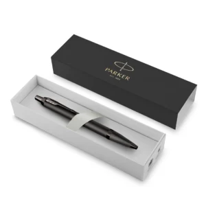 Parker IM Monochrome Titanium Kulpenna M Blått bläck