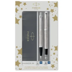 Parker Duoset IM CT BallPoint+Fountain Pen silver