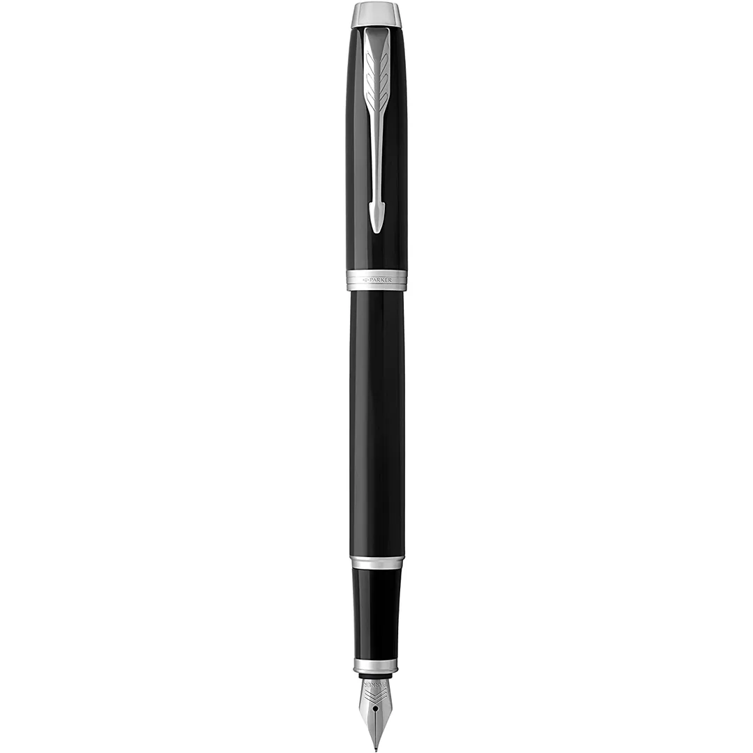 Parker Duoset IM BallPoint+Fountain Pen black/chrome - Bild 3