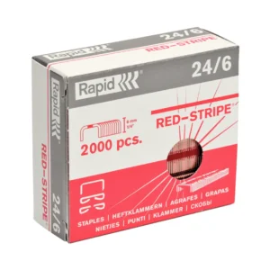 Häftklammer 24/6 Red Stripe (2000)