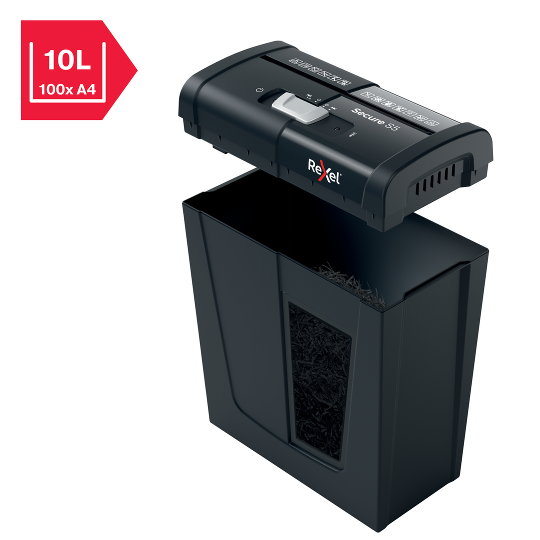 Dokumentförstörare Rexel Secure S5 P2 - Bild 3