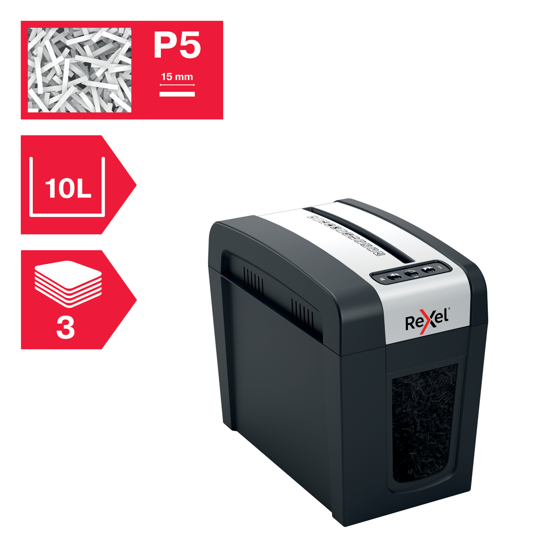 Dokumentförstör. Rexel Secure MC3-SL P5 - Bild 2