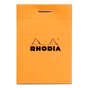 Rhodia head stapled pad orange N°10 squared