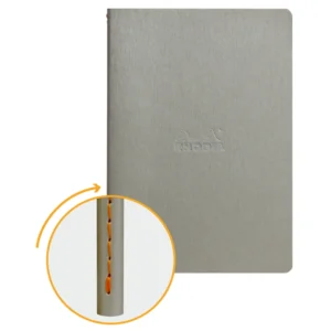 Rhodiarama Sewn spine Silver A5 L