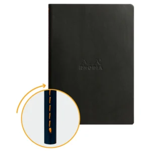 Rhodiarama Sewn spine Black A5 L