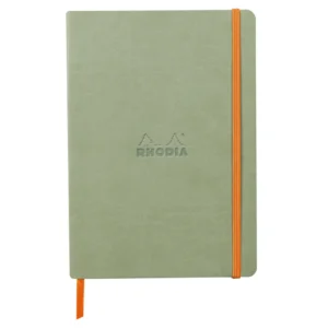 Rhodiarama soft A5 celadon ruled ivory