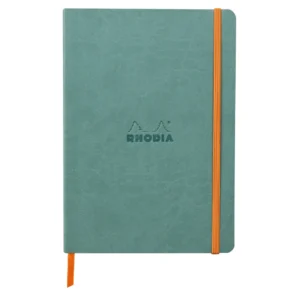 Rhodiarama soft A5 aqua ruled ivory