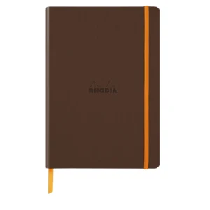 Rhodiarama soft A5 bronze ruled ivory