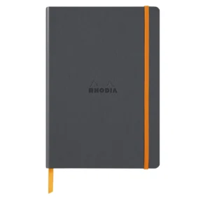 Rhodiarama soft A5 titanium ruled ivory