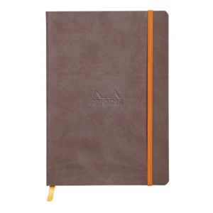 Rhodiarama soft A5 chocolate ruled ivory