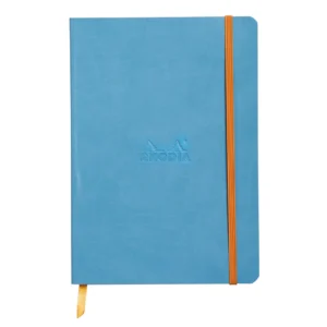 Rhodiarama soft A5 turquoise ruled ivory