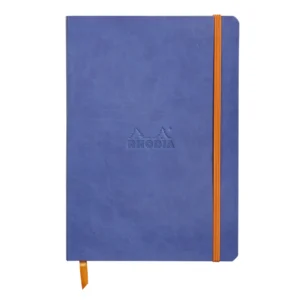 Rhodiarama soft A5 sapphire ruled ivory