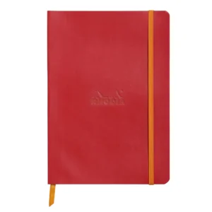 Rhodiarama soft A5 poppy ruled ivory