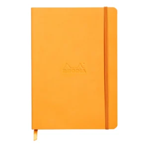 Rhodiarama soft A5 orange ruled ivory