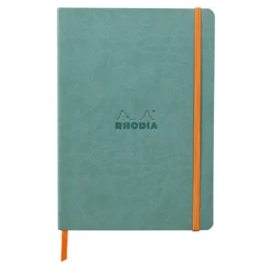 Rhodiarama soft A5 aqua dot ivory