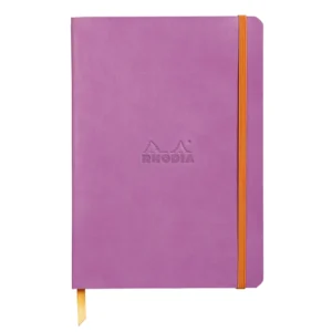 Rhodiarama soft A5 lilac dot ivory