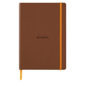Rhodiarama soft A5 copper dot ivory