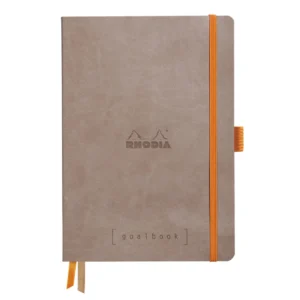 Rhodia Goalbook soft taupe A5 dot ivory