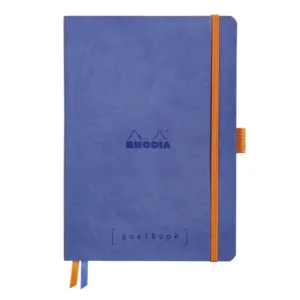 Rhodia Goalbook soft sapphire blue A5 dot ivory