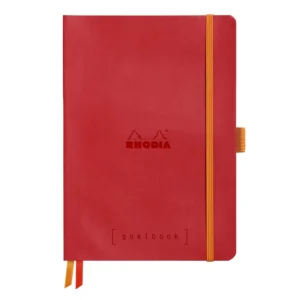 Rhodia Goalbook soft poppy A5 dot ivory
