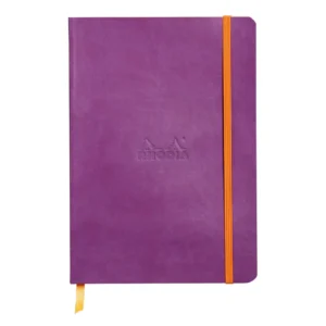 Rhodiarama soft purple A5 5x5 squ