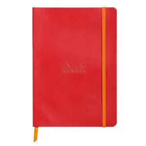 Rhodiarama soft poppy A5 5x5 squ