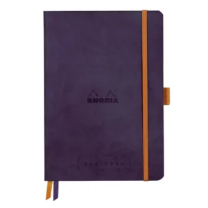 Rhodia Goalbook soft eggplant A5 dot ivory