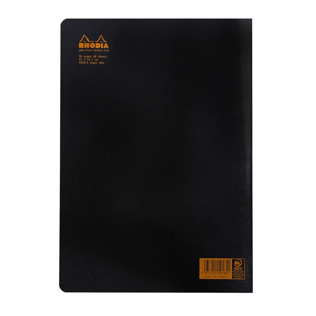 Rhodia Classic stapl black A4 squared - Bild 3